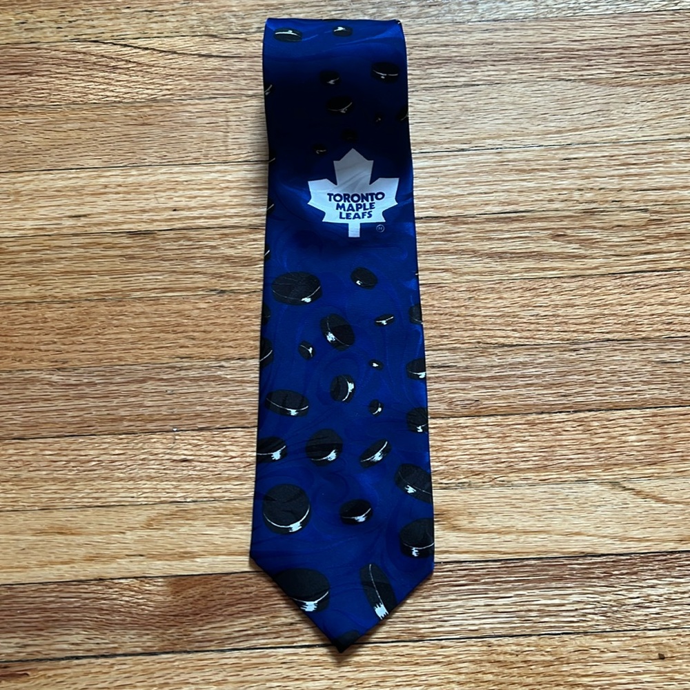 Vintage Toronto Maple Leafs Necktie / 1993 / NHL / 100% Polyester